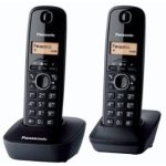 Tlphone duo sans fil dect sans rpondeur noir