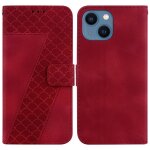 T�l�phone etui pour iphone 14 portefeuille fonction de fente de carte cuir pu motif en relief couverture ...