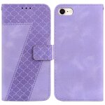T�l�phone etui pour iphone se 2020 / 8 / 7 couverture flip folio portefeuille cuir pu motif en relief ...