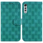 Tlphone etui pour lg velvet 4g / 5g portefeuille couverture titulaire de la carte cuir pu double 8 ...