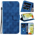 T�l�phone etui pour motorola moto e32 / e32s double 8 gaufr� portefeuille couverture cuir pu titulaire ...