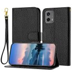 T�l�phone etui pour motorola moto g 5g 2023 portefeuille motif de liti�re flip folio titulaire de fentes ...