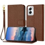 T�l�phone etui pour motorola moto g power 2024 motif de liti�re titulaire de fentes pour cartes l�ther ...