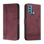 T�l�phone etui pour motorola moto g41 cuir pu portefeuille flip folio fermeture magn�tique sangle a main ...