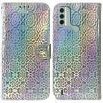 T�l�phone etui pour nokia c31 etui portefeuille paillettes color�es support de support fente pour carte ...