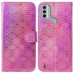 Tlphone etui pour nokia c31 etui portefeuille paillettes colores support de support fente pour carte ...