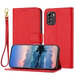 T�l�phone etui pour nokia g60 l�ther pu titulaire de fentes pour cartes motif de liti�re portefeuille ...