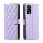 T�l�phone etui pour oppo a54 4g / a55 4g sangle a main treillis magn�tique portefeuille flip folio titulaire ...