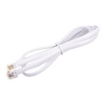 Téléphone extension cordon 3. 28ft téléphone câble téléphone ligne cordon rj11 6p6c prises, mâle a mâle ... Téléphone extension cordon 3. 28ft téléphone câble téléphone ligne cordon rj11 6p6c prises, mâle a mâle ...
