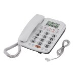Telephone filaire 2 lignes avec haut - parleur, numerotation abregee et identification de l'appelant ... Telephone filaire 2 lignes avec haut - parleur, numerotation abregee et identification de l'appelant ...