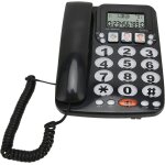 Téléphone filaire de bureau, stockage du numéro d'identification de l'appelant raccourcis de l'écran ... Téléphone filaire de bureau, stockage du numéro d'identification de l'appelant raccourcis de l'écran ...