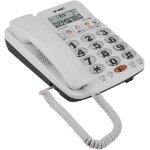 Tlphone filaire et filaire, tlphone fixe  domicile / au bureau / bureau  deux lignes / identification ...