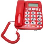 T�l�phone filaire, t�l�phone fixe a gros boutons pour les personnes ag�es, num�rotation a une touche ...
