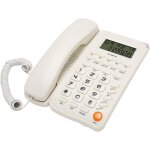 Tlphone filaire fixe avec haut - parleur, identification de l'appelant, appel en attente, tlphone ...