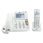 T�l�phone filaire geemarc amplidect combi 295 blanc