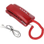 T�l�phone filaire, kxtu2011438 t�l�phone fixe mural avec fonction de rappel rapide et muet pour la maison, ...