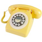 Tlphone filaire rtro des annes 80 - tlphone fixe classique - tlphone fixe a l'ancienne mode - ...