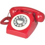 Tlphone filaire rtro - style classique des annes 80 - pour maison / bureau / htel