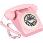 Tlphone filaire rtro vintage, tlphones fixes classiques des annes 1930 pour dcoration de maison ...