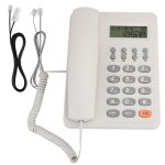 Telephone fixe double systeme dtmf / fsk kx t8206 (anglais) avec ecran lcd (blanc) Telephone fixe double systeme dtmf / fsk kx t8206 (anglais) avec ecran lcd (blanc)