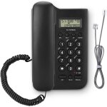 Telephone fixe, telephone filaire pour senior tlphone de bureau tlphone analogique  grosses touches, ...