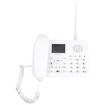 T�l�phone fixe gsm sans fil ecran couleur 2, 4 pouces quadri bande blanc yonis