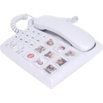 Tlphone fixe ld - 858hf filaire grosses touches tlphone fixe stockage photo tlphone filaire prise ...