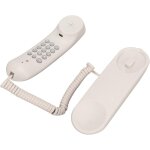 Téléphone fixé au mur, téléphone fixe filaire multifonctionnel à gros boutons avec fonction de rappel ... Téléphone fixé au mur, téléphone fixe filaire multifonctionnel à gros boutons avec fonction de rappel ...