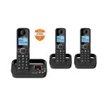 Tlphone fixe sans fil - alcatel - f860 voice trio noir - blocage d'appels indsirables