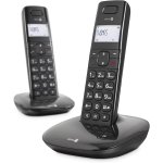 Tlphone fixe sans fil dect noir