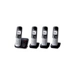 Tlphone fixe sans fil panasonic kx - tg6824frb quattro