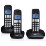 Tlphone fixe sans fil triple pdx - 1130 noir