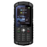 Tlphone incassable dual sim mobile antichoc waterproof ip68 noir + sd 8go yonis