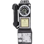 Téléphones muraux rétro, modèle de téléphone fixe à cadran rotatif, ornements artisanaux à suspendre ... Téléphones muraux rétro, modèle de téléphone fixe à cadran rotatif, ornements artisanaux à suspendre ...