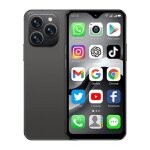 T�l�phone portable 4g android 12 4gb + 64gb ecran 4. 3 pouces dual sim noir noir yonis