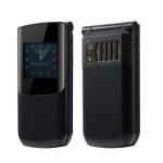 T�l�phone portable � clapet 4g double sim batterie 4800mah sos noir yonis