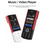 Tlphone portable avec ecouteurs bluetooth tws ecran 2. 4 pouces double sim batterie longue dure appareil ...