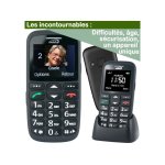 T�l�phone portable mobiho le classic initial noir