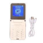Tlphone portable  rabat 2g 2, 6 pouces pour seniors 2 crans 1, 3 mp 4 cartes sim veille gros bouton ...