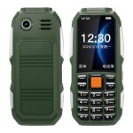 T�l�phone portable robuste 1, 77 pouce double sim 2g lampe torche double vert yonis