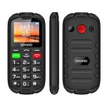 T�l�phone portable pour seniors 2 pouces a gros boutons avec sos 2g noir yonis
