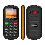 T�l�phone portable pour seniors 2 pouces a gros boutons avec sos 2g orange yonis