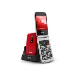 T�l�phone portable spc mobile 4g senior clapet ecran 2, 8'' + voyants externes led touche xl bouton sos ...
