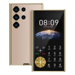 Tlphone portable  touches ecran 2, 01 pouces double sim style line dore