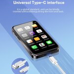 T�l�phone portable ultra mince 3g android 8. 1 ecran 3. 0 pouces dual sim violet yonis