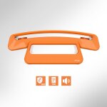 Tlphone sans fil alcatel epure iconic orange