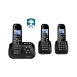 T�l�phone sans fil amplicomms amplicomms - trio t�l�phone fixe senior
