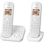Tlphone sans fil dect duo avec rpondeur blanc