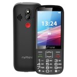 T�l�phone � touches 4g lte grand �cran sos radio fm autonomie 14j myphone noir