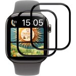 Tempered glass screen protector for apple watch series 10 42 mm 2 pieces green tempered glass [9h hardness] ...
